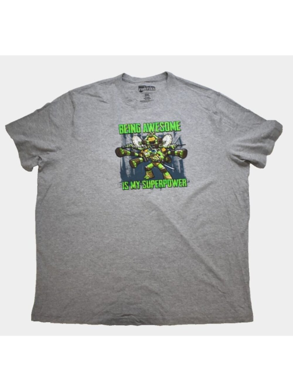 Teenage Mutant Ninja Turtles Mens Being Awesome Is My Superpower Shirt New 3XL